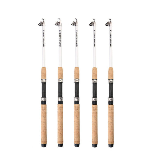 Cork handle Fiberglass Telescopic fishing rod