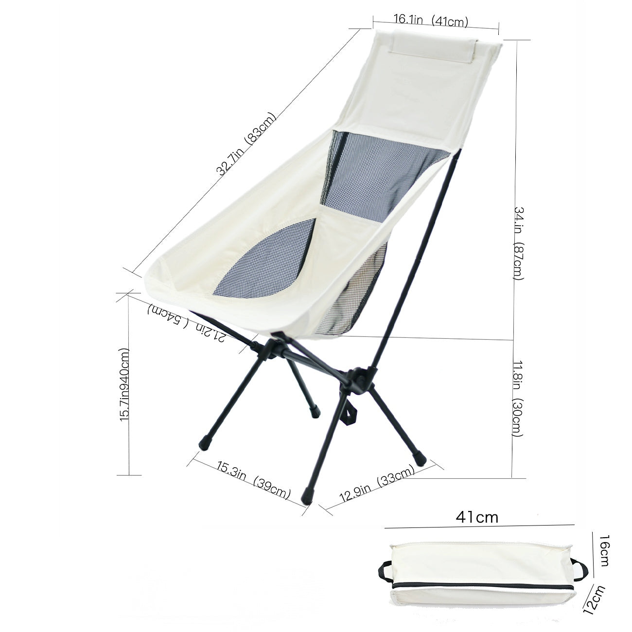 High back rest Outdoor Folding chair ODF004
